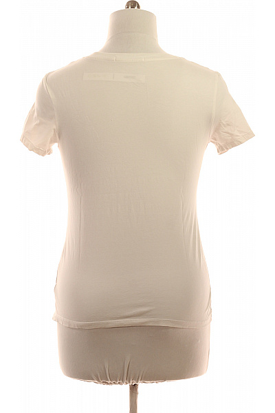 Calvin Klein Dámské tričko s krátkým rukávem jednobarevné basic bavlněné Vel. XL | Calvin Klein | obrázek 3