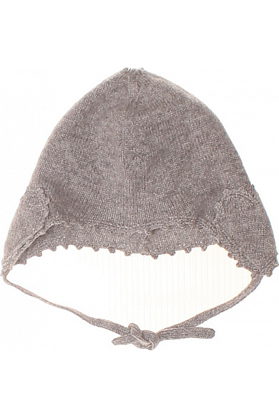 Dětská Kašmírová čepice šedá