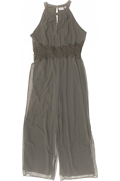 VILA šedý Overal Bez Rukávů Společenský Velikost EU 40