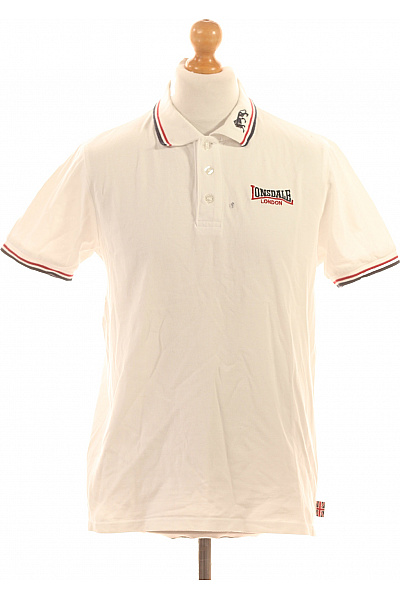 LONSDALE Pánské polo tričko s límečkem a krátkým rukávem bílé Vel. XL | LONSDALE | obrázek 2