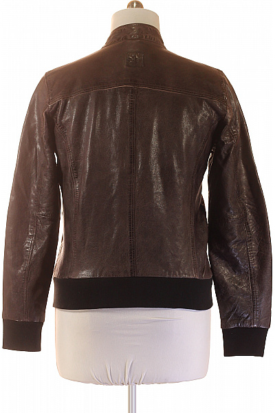FREAKY NATION pánská kožená bunda bomber hnědá moderní stylová na podzim jaro Vel. XL | FREAKY NATION | obrázek 2