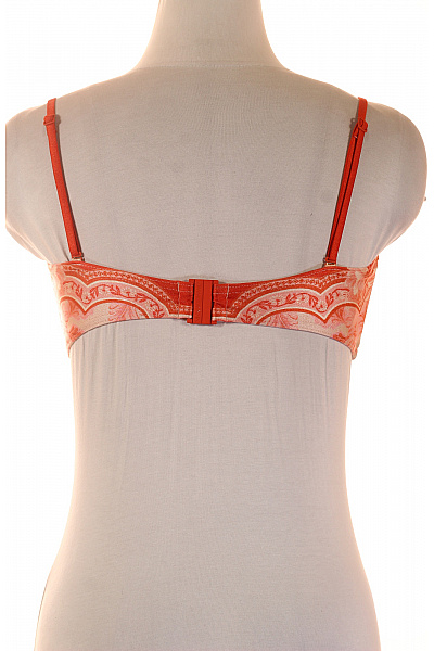 dámské plavky oranžové květinové s přezkou retro | Unimoda | obrázek 2