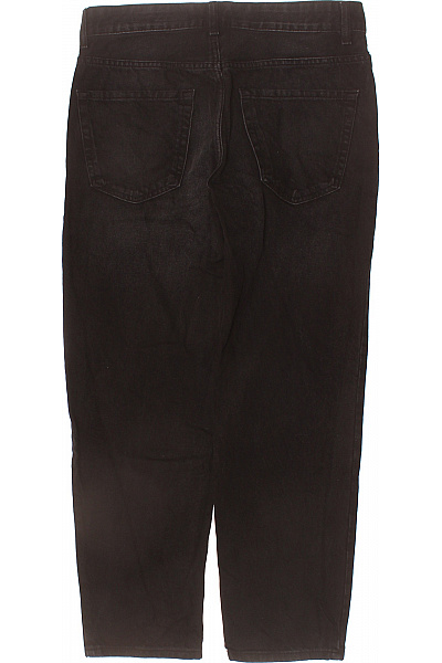 Bershka Dámské džíny volné rovné černé bavlněné Vel. 40 | Bershka | obrázek 2