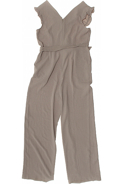 dámský béžový overal bez rukávů volný Velikost 38 | Unimoda | obrázek 2