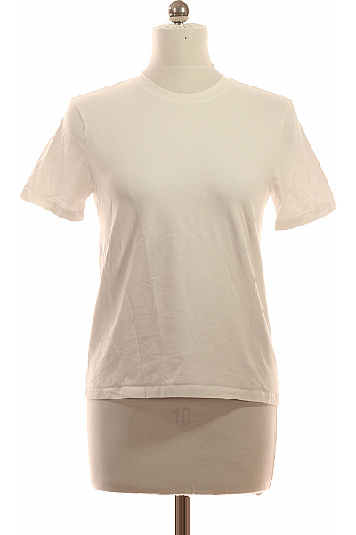 VILA Dámské tričko s krátkým rukávem basic bílé bavlněné Velikost EU S | VILA | obrázek 2