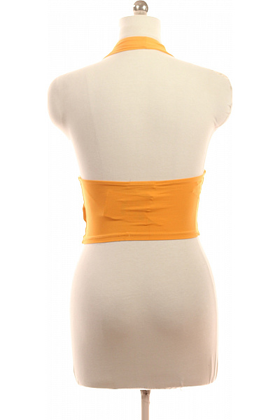 PULL&BEAR Dámské žluté tílko bez rukávů crop top Vel. M | PULL&BEAR | obrázek 3