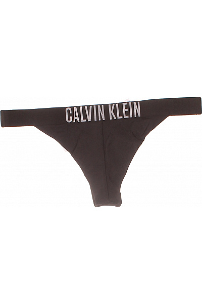 Calvin Klein dámské plavky černé tanga s potiskem Velikost S | Calvin Klein | obrázek 3