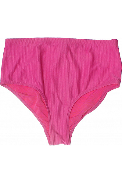 ArtesSands Dámské plavky růžové s vysokým pasem žebrované nylonové Velikost 40 | ArtesSands | obrázek 2