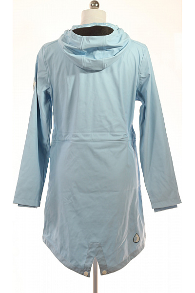 NAVAHOO Dámský nepromokavý kabát s kapucí na zavazování modrý Velikost m | NAVAHOO | obrázek 2