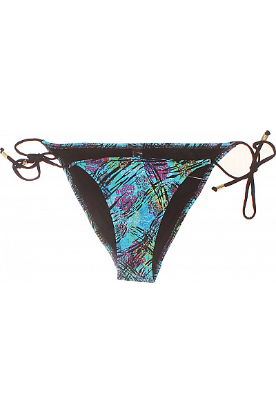 OCEAN Dámské Plavkové Kalhotky Barevné Květinové Na Zavazování Velikost EU S
