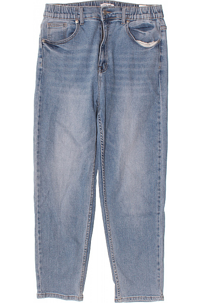 My Haily S Pánské Džíny Volné S Gumou V Pase Modré Vel. M