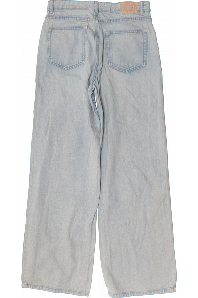 PULL&BEAR Dámské džíny volné modré seprané široké Velikost 40 | PULL&BEAR | obrázek 2