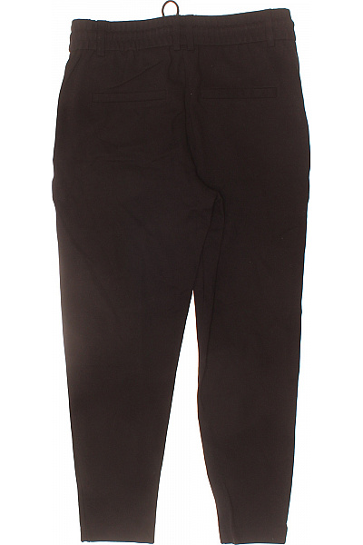 ONLY Dámské černé volnočasové kalhoty s vysokým pasem a kapsami Vel. s | ONLY | obrázek 2