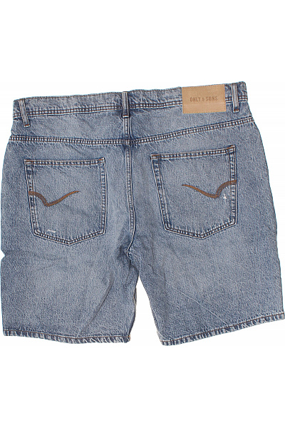 ONLY & SONS Pánské džínové kraťasy volnočasové krátké s kapsami Velikost XXL | ONLY & SONS | obrázek 3