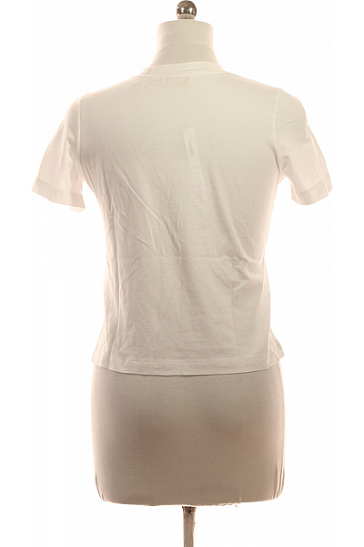 RICH&ROYAL Dámské tričko s krátkým rukávem a nápisem bílé bavlněné basic Vel. s | RICH&ROYAL | obrázek 3