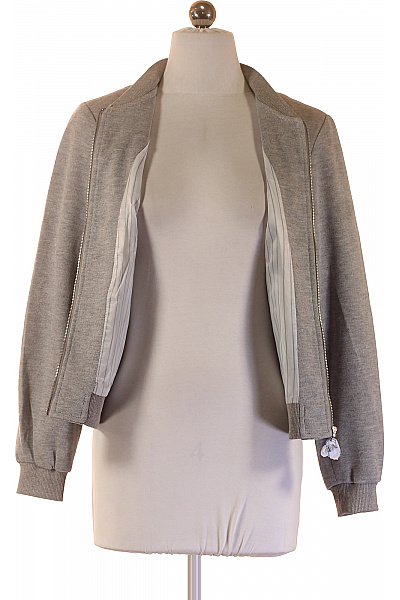 VERO MODA Dámská bomber bunda šedá se zipem moderní Vel. XS | VERO MODA | obrázek 3