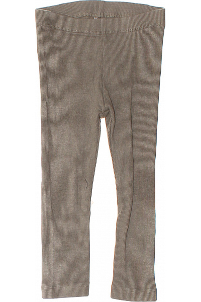 Name It Dívčí žebrované legíny hnědé Velikost 86 | Name It | obrázek 2