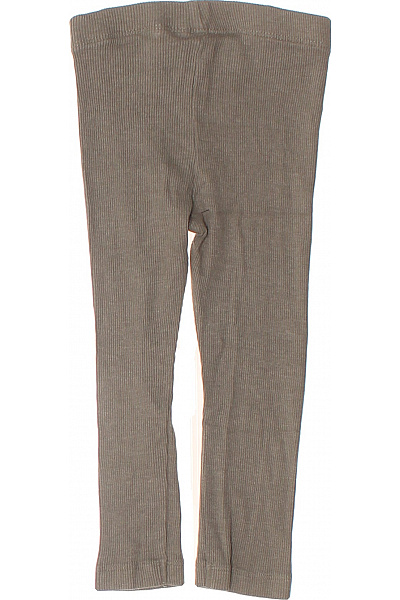 Name It Dívčí žebrované legíny hnědé Velikost 86 | Name It | obrázek 3