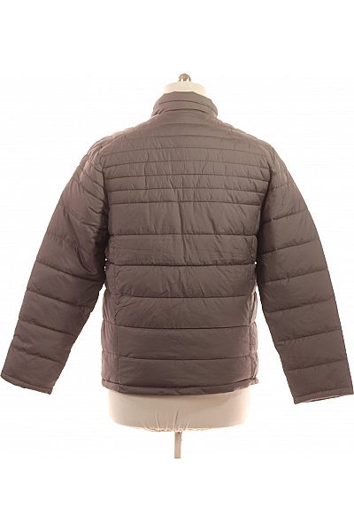 Dámská prošívaná bunda zateplená moderní se zipem na podzim jaro šedá Vel. XL | Unimoda | obrázek 3