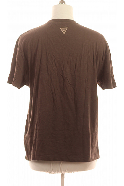 Guess Dámské tričko s krátkým rukávem a potiskem tygra hnědé bavlněné Velikost l | Guess | obrázek 3