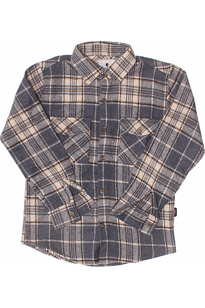 mox Dětská kostkovaná košile šedá Velikost 134/140 | mox | obrázek 2