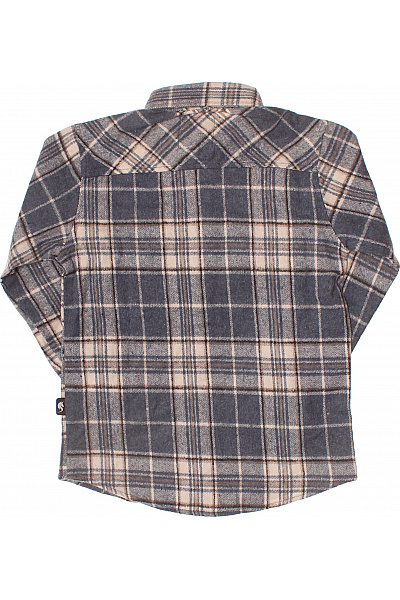 mox Dětská kostkovaná košile šedá Velikost 134/140 | mox | obrázek 3