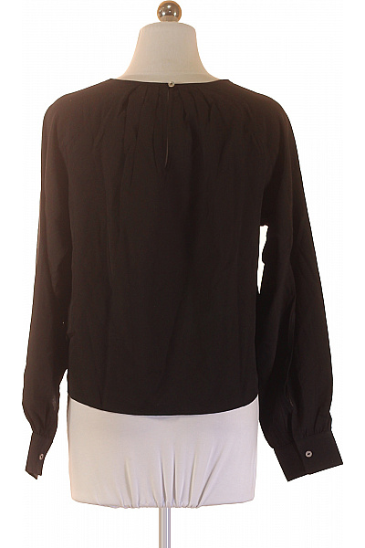 VERO MODA Dámská halenka s dlouhým rukávem černá průsvitná elegantní Velikost s | VERO MODA | obrázek 2