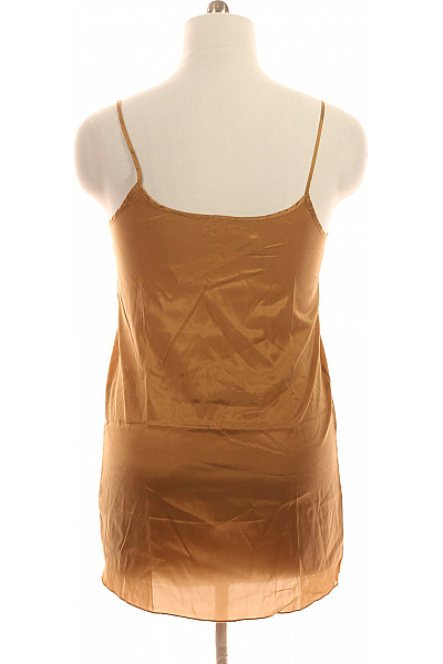 dámská zlatá saténová košilka Vel. M | Unimoda | obrázek 2