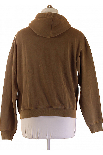 Pánská hnědá bavlněná mikina s kapucí a klokaní kapsou Velikost M | Unimoda | obrázek 2