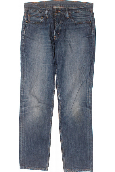 LEVIS Dámské Džíny Modré Strečové Rovné Vintage S Kapsami Vel. 32/32