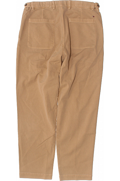 TOMMY HILFIGER Pánské bavlněné kalhoty volnočasové béžové rovné s puky Velikost M | TOMMY HILFIGER | obrázek 3