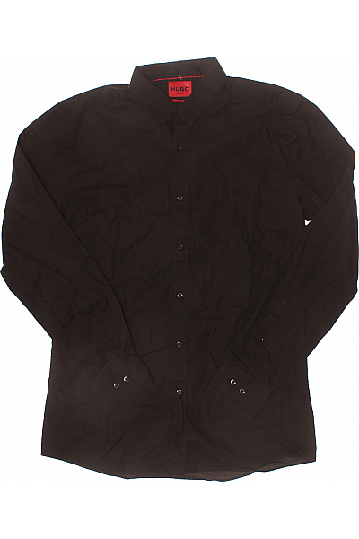 Hugo Boss Pánská elegantní košile s dlouhým rukávem bavlněná černá Vel. 42 | Hugo Boss | obrázek 2