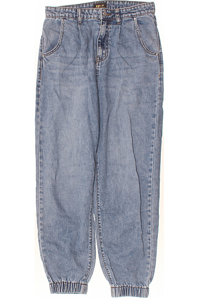 ONLY Dámské Džíny Jogger Volné S Kapsami Modré Bavlněné Velikost 32