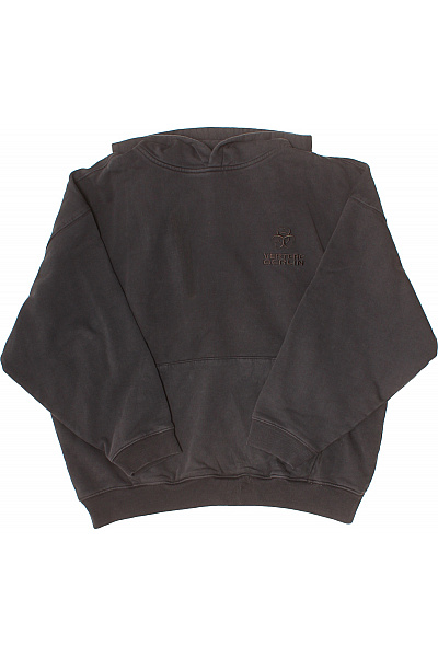 VERTERE Pánská Bavlněná Mikina S Kapucí A Výšivkou Oversized Streetwear Velikost M