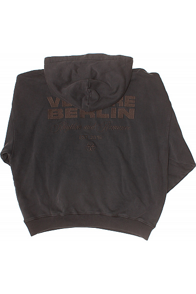 VERTERE pánská bavlněná mikina s kapucí a výšivkou oversized streetwear Velikost M | VERTERE | obrázek 2