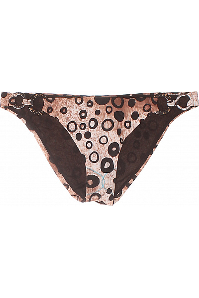 OCEAN Dámské Plavky Bikiny Puntíkované Hnědé Velikost EU L