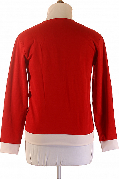 ADIDAS pánská červená mikina s dlouhým rukávem pruhovaná sportovní na zip Velikost EU M | ADIDAS | obrázek 3