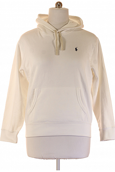 Ralph Lauren Bavlněná Mikina S Kapucí A Klokaní Kapsou Jednobarevná Velikost L