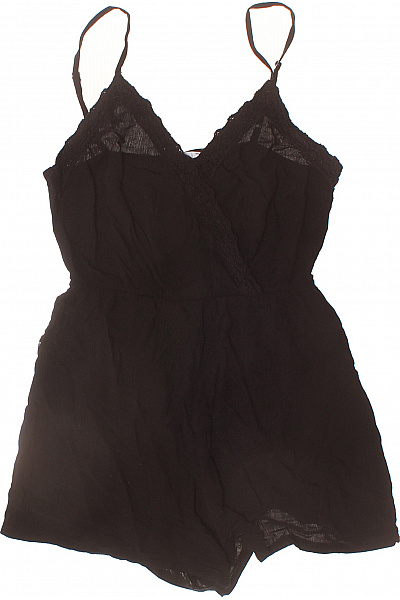 černý overal bez rukávů krajkový letní Vel. S | Unimoda | obrázek 2