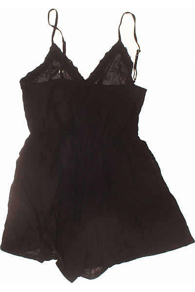 černý overal bez rukávů krajkový letní Vel. S | Unimoda | obrázek 3