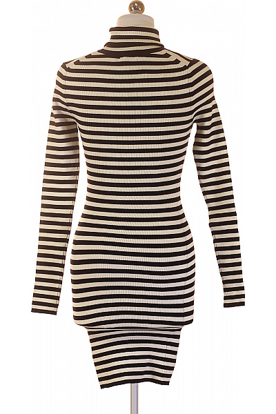 Calvin Klein dámské pruhované pletené šaty s rolákem Velikost EU XS | Calvin Klein | obrázek 3