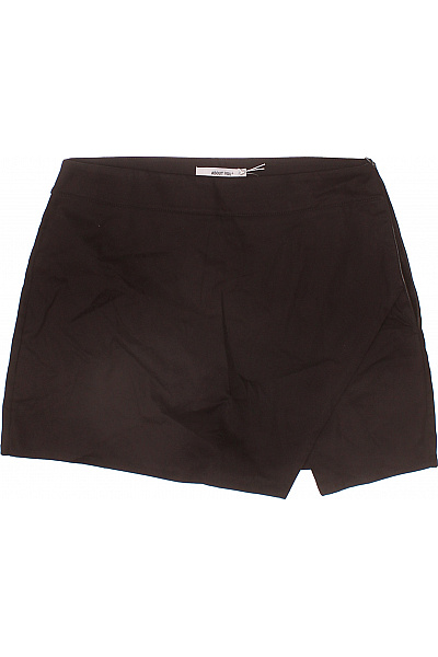 Dámské černé Sukňové Kraťasy Mini Volnočasové Vel. 38