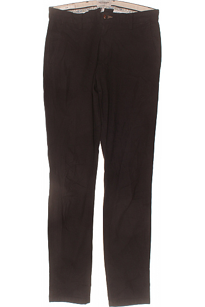 JACK & JONES Pánské Bavlněné Kalhoty Volnočasové Rovné Hnědé Velikost 31/34