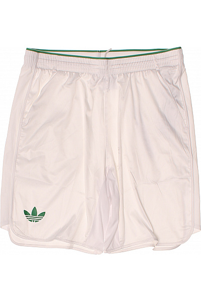 ADIDAS Pánské Bílé Sportovní Kraťasy S Kapsami Vel. EU 2XL