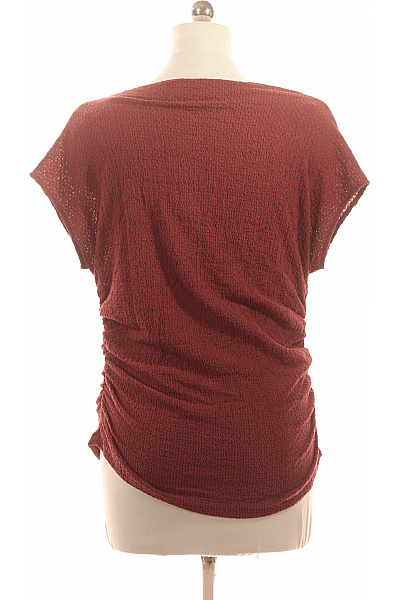 Next Dámská halenka s krátkým rukávem a nabíraným pasem červená pletená Vel. 42 | Next | obrázek 3