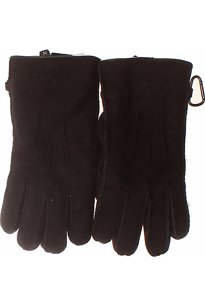 Dámské černé Semišové Rukavice