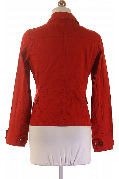 reserved Dámský červený vypasovaný blejzr na jednořadé zapínání s kapsami Velikost 36 | reserved | obrázek 3