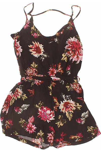 ONLY černé květinové overaly bez rukávů letní Velikost 36 | ONLY | obrázek 3