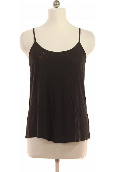 Lascana Dámské černé Tílko Bez Rukávů Basic Velikost 40/42