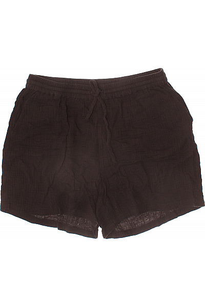 ONLY Dámské Bavlněné Kraťasy Hnědé Volnočasové Krátké Velikost XL